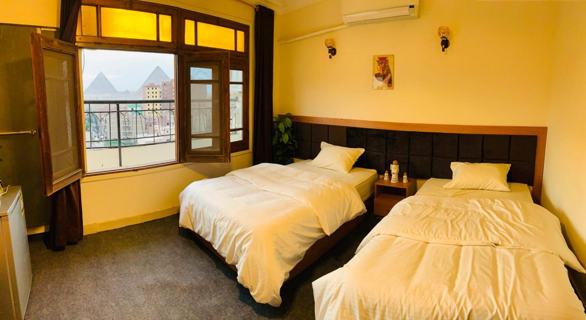 Draz pyramids view Bed&breakfast Kafret el-Gabal Pokój zdjęcie